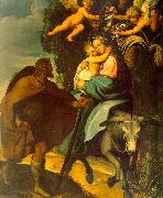 Carducci, Bartolommeo The Flight into Egypt oil painting reproduction